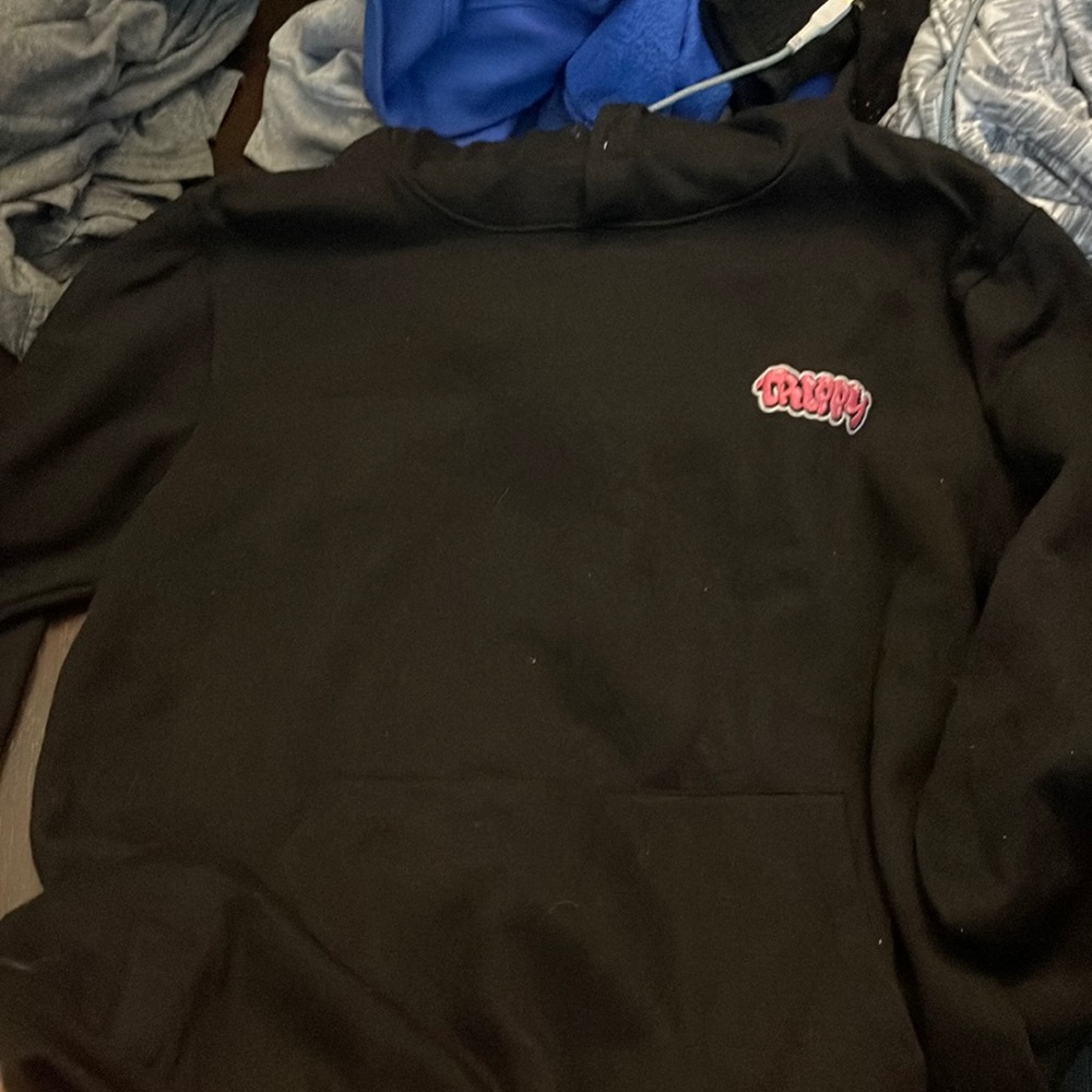 black hoodie